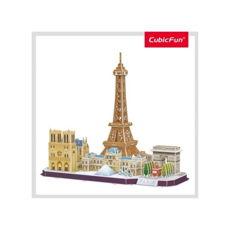 Cubic Fun - Puzzle 3D Paris 114 Piese Cubic Fun - 1
